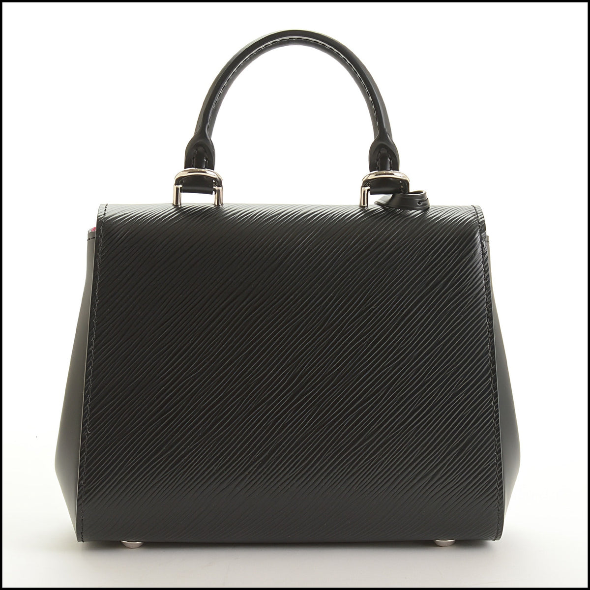RDC15643 LOUIS VUITTON Black Epi Leather Cluny Mini With Long Strap