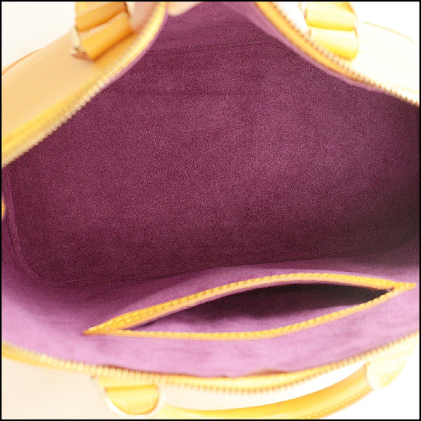 RDC15381 LOUIS VUITTON '96 Yellow Epi Leather Alma Bag
