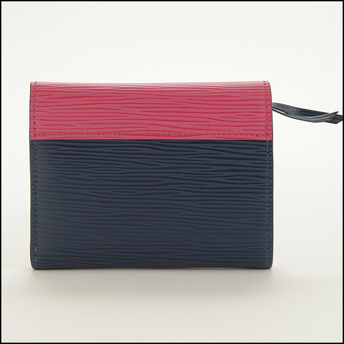 RDC15617 LOUIS VUITTON '17 Pink/Navy Epi Leather Victorine Wallet