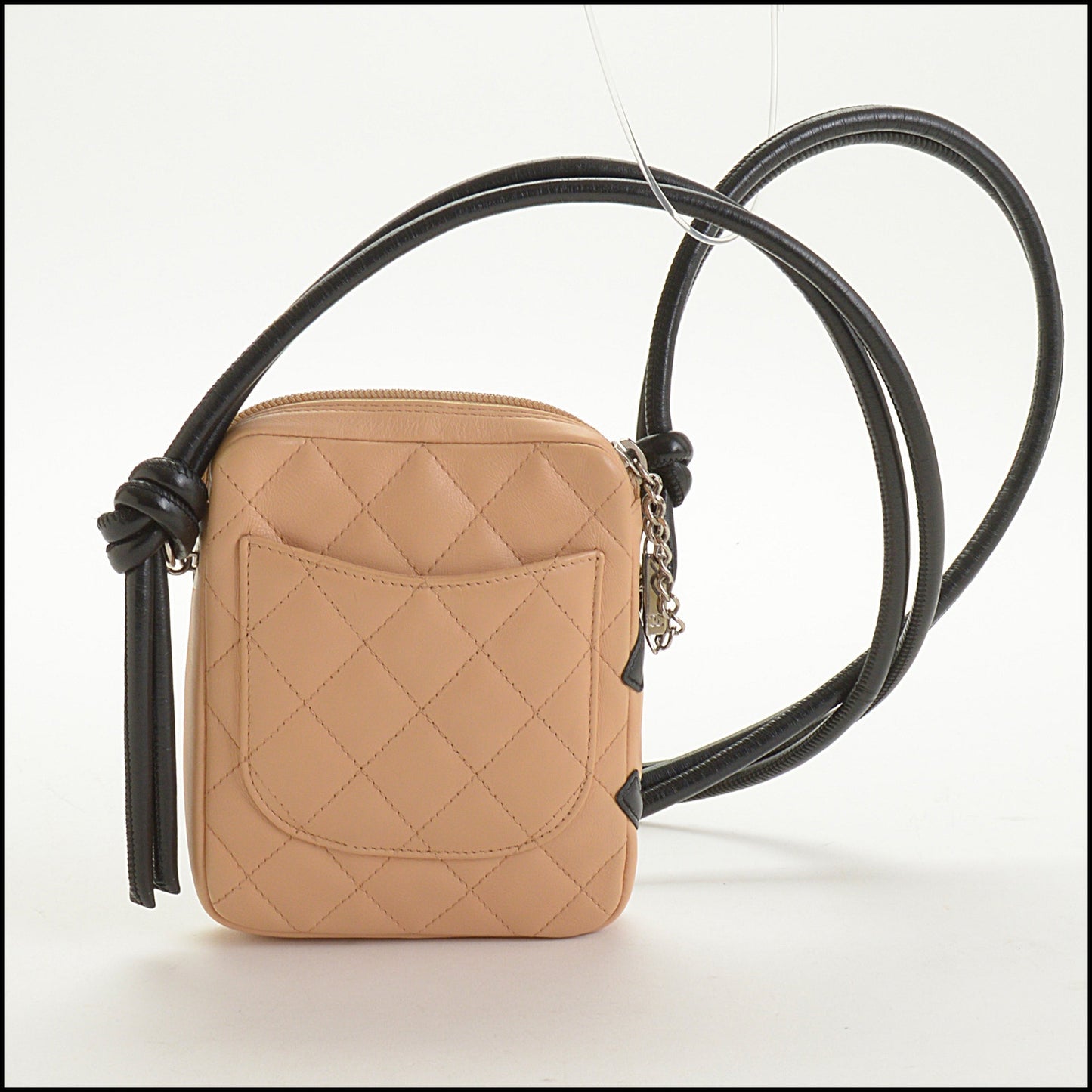 RDC15008 CHANEL '04/'05 Beige/Black Cambon Small Crossbody Bag