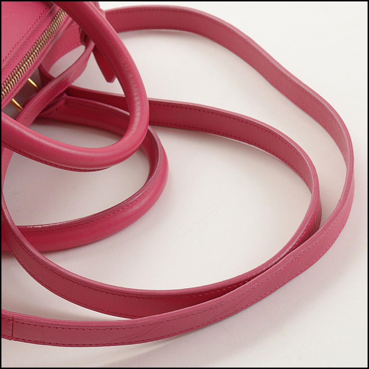 RDC15416 SAINT LAURENT Hot Pink Leather Classic Baby Duffle Bag