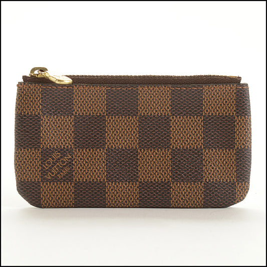 RDC15603 LOUIS VUITTON '16 Damier Ebene Canvas Pouch (No Key Holder)