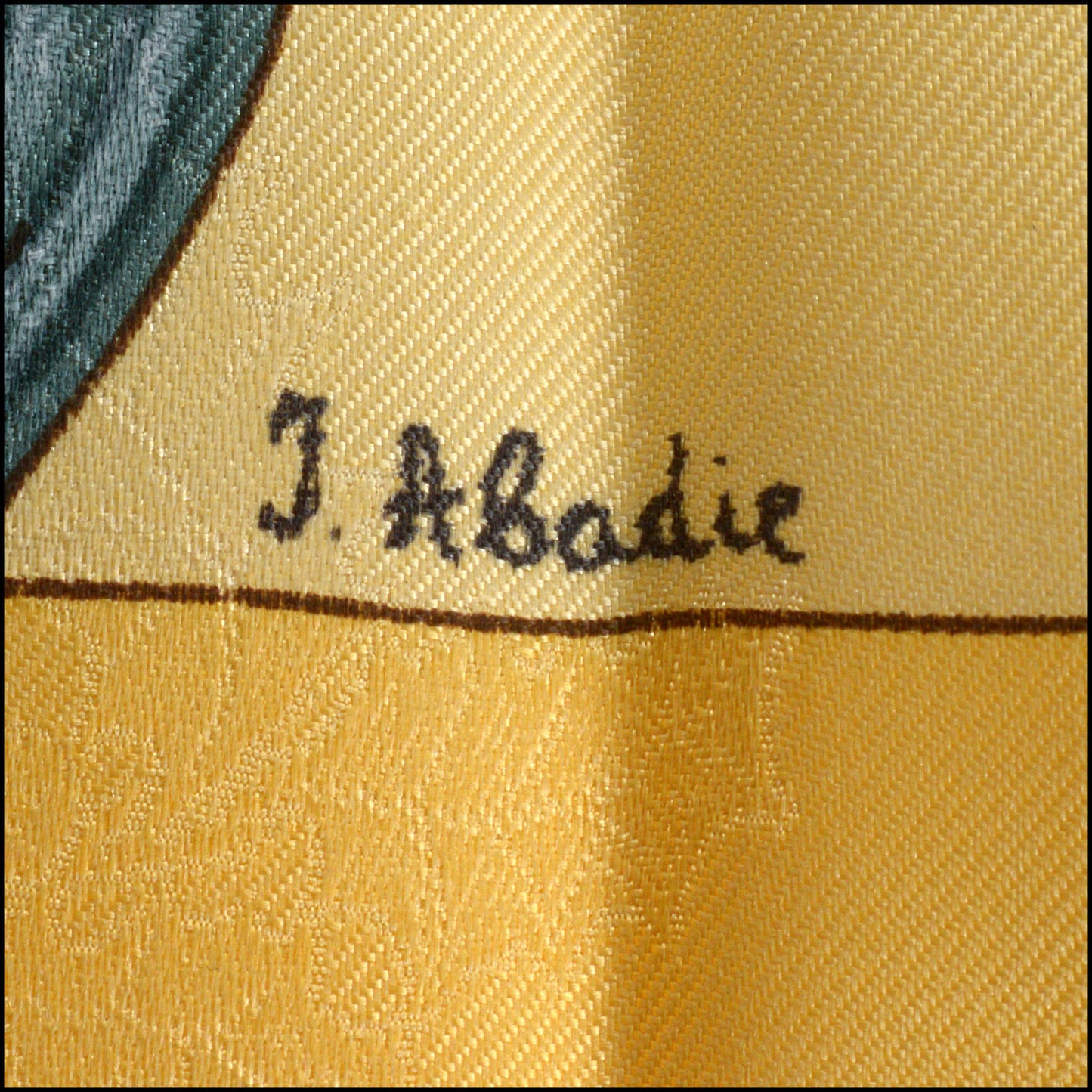 RDC14534 HERMES Yellow Plumes Et Grelots 90cm Silk Scarf