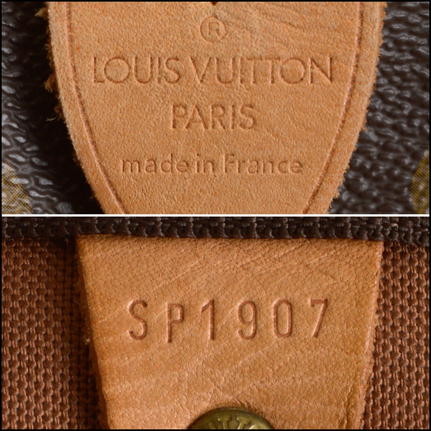 RDC14978 LOUIS VUITTON Brown Monogram Canvas Keepall 55 Duffle Bag