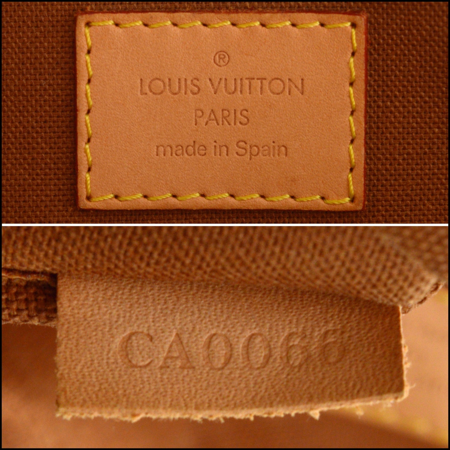 RDC15101 LOUIS VUITTON Brown LV Monogram Vertical Lockit Shoulder Bag