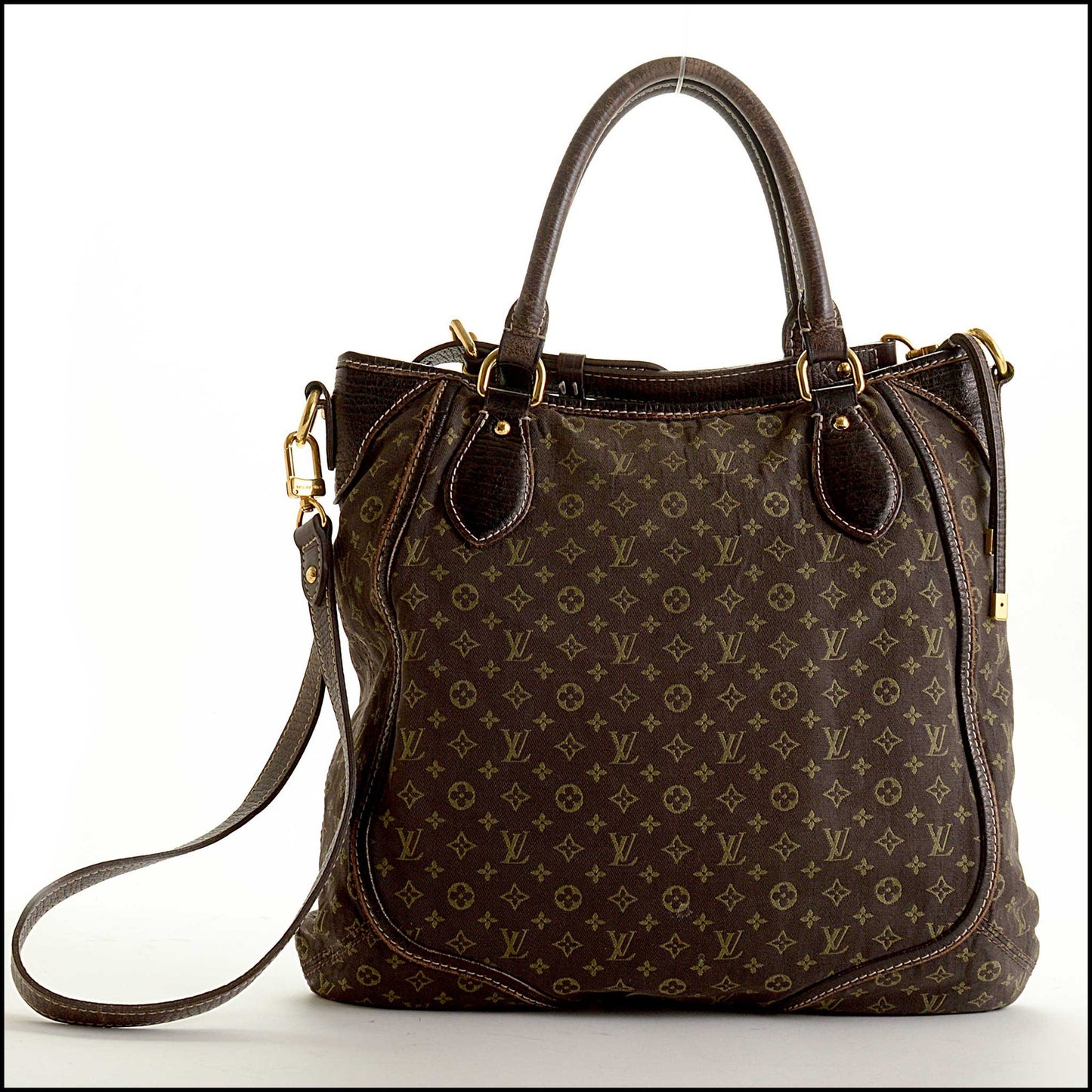 RDC15579 LOUIS VUITTON '08 Brown Monogram Idylle Mini Lin Elegie Bag