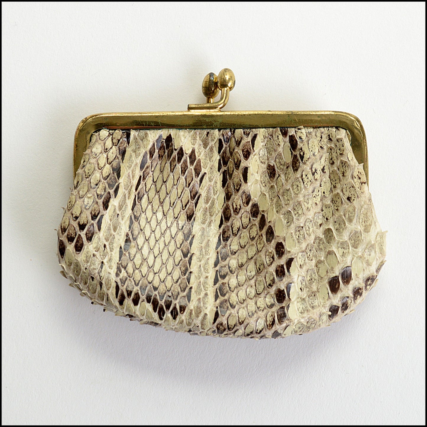 RDC14440 Judith Leiber Python Evening Box Bag