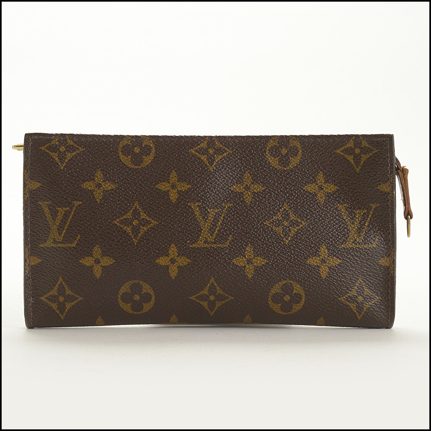 RDC15601 LOUIS VUITTON Brown LV Monogram Pouch for Bucket Bag