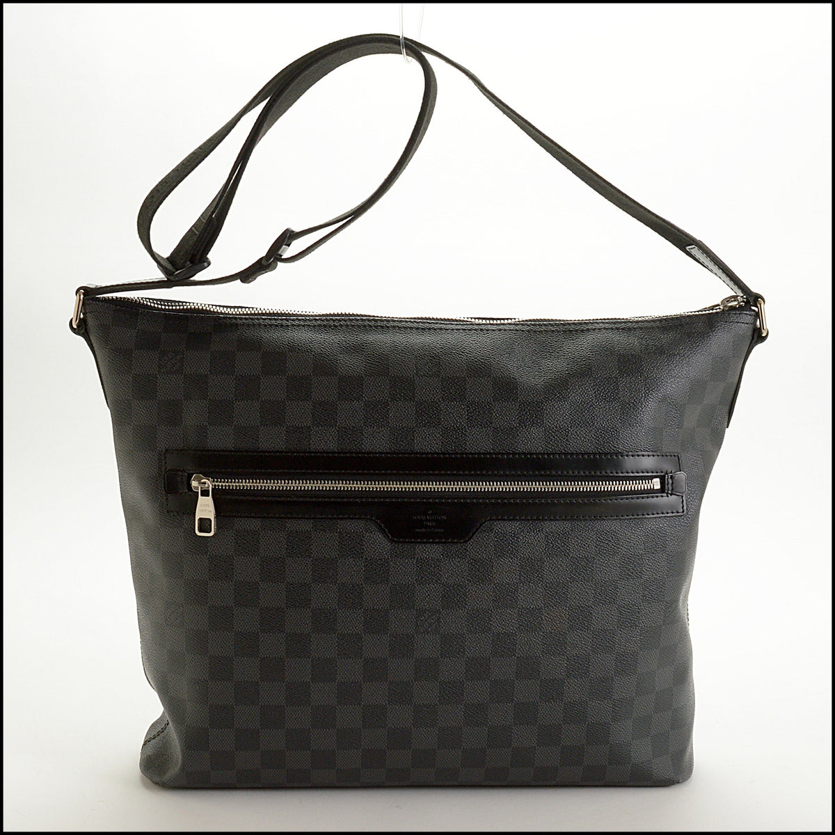 RDC15667 LOUIS VUITTON 2011 Black/Grey Damier Graphite Mick GM Messanger Bag