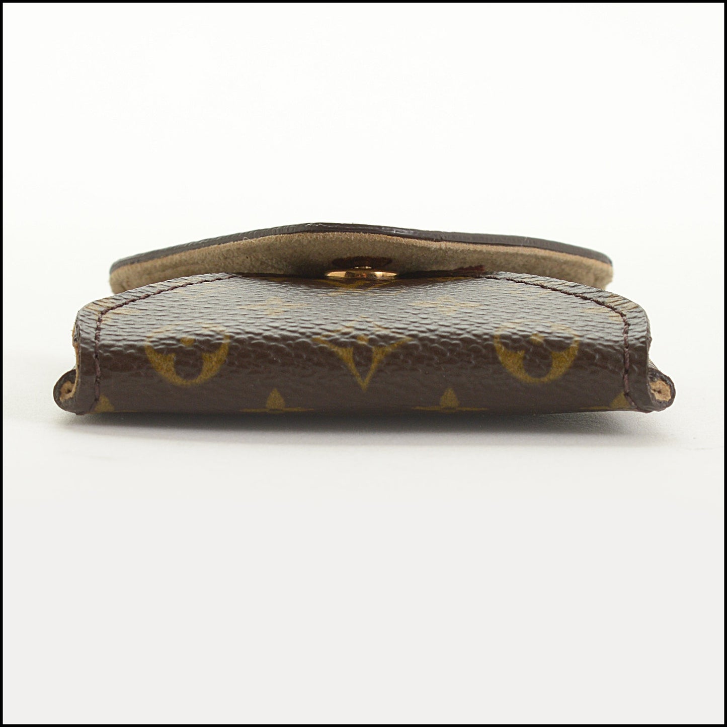 RDC15605 LOUIS VUITTON Monogram Square Necklace Jewelry Case