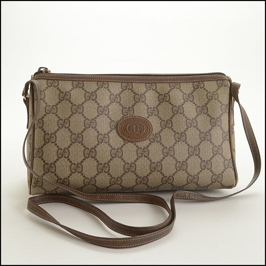 RDC15405 GUCCI Vintage Brown GG Supreme Bag