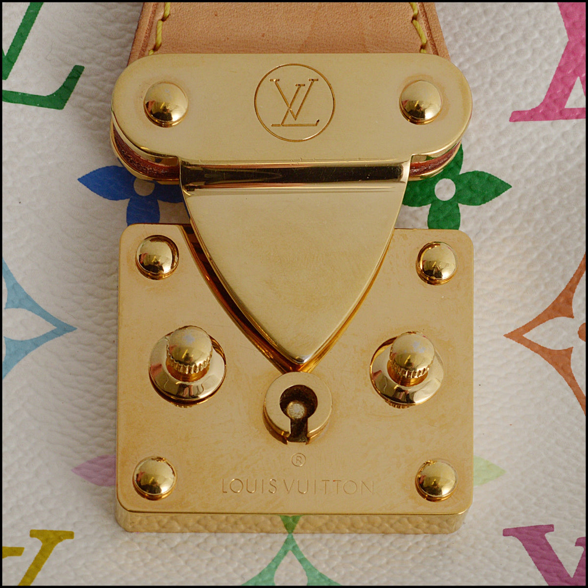 RDC15633 LOUIS VUITTON x Murakami White Multicolor Speedy 30 Bag