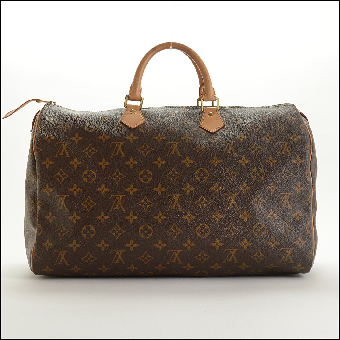 RDC15394 LOUIS VUITTON '10 Brown LV Monogram Canvas Speedy 40