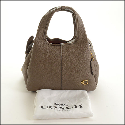 RDC15493 COACH Taupe Pebbled Lana Shoulder Bag