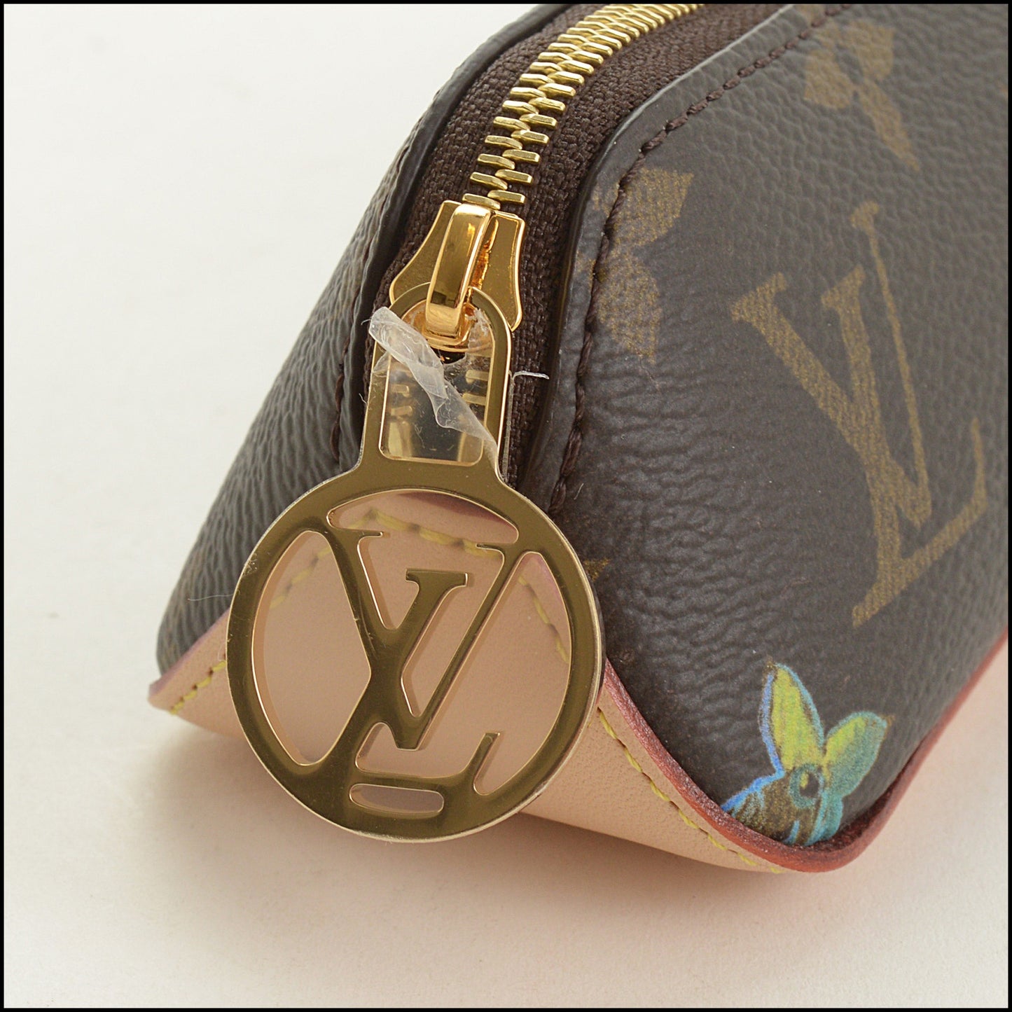 RDC15356 LOUIS VUITTON '24 Brown LV Monogram Art & Craft Elizabeth Pencil Pouch