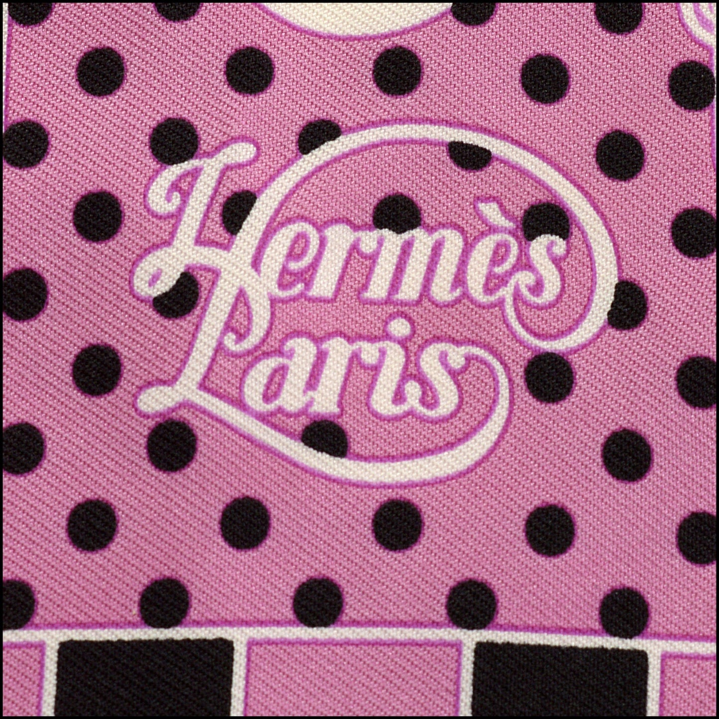 RDC15477 HERMES Red/Lilac "Grand Manege Bandana" 55 Silk Scarf
