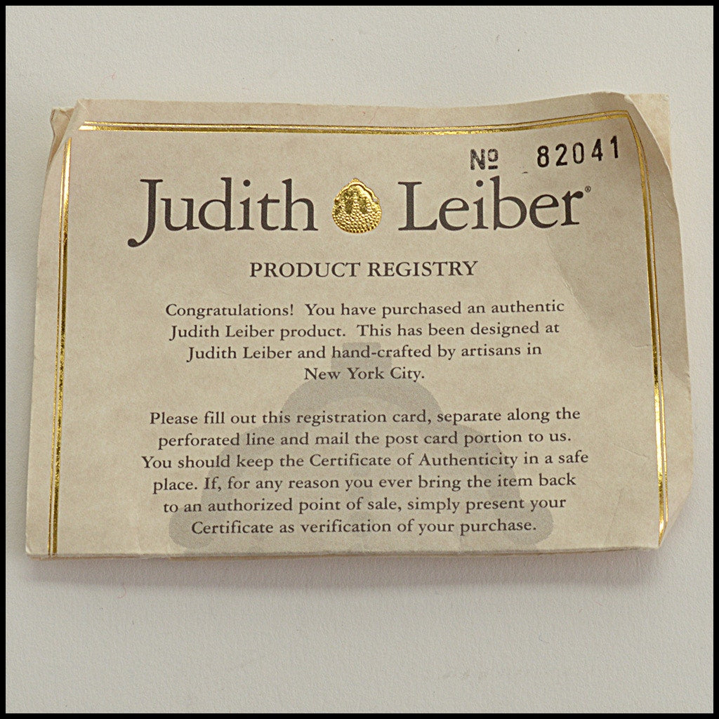 RDC15251 JUDITH LEIBER Red Ladybug Crystal Minaudiere