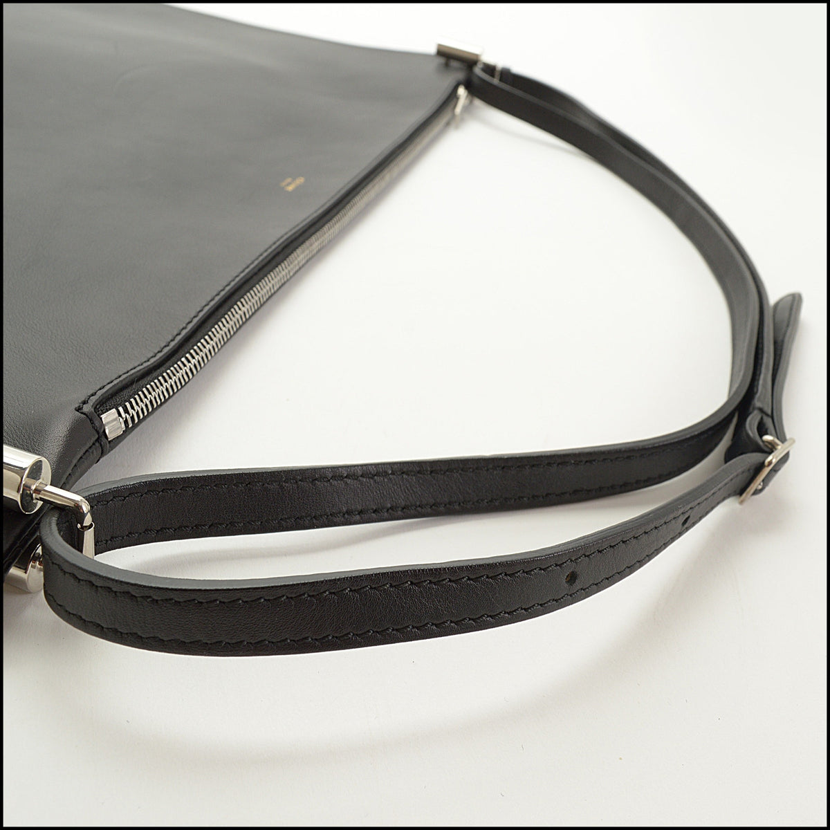 RDC15649 CELINE 2013 Black Calfskin Shoulder Fortune Cookie Bag