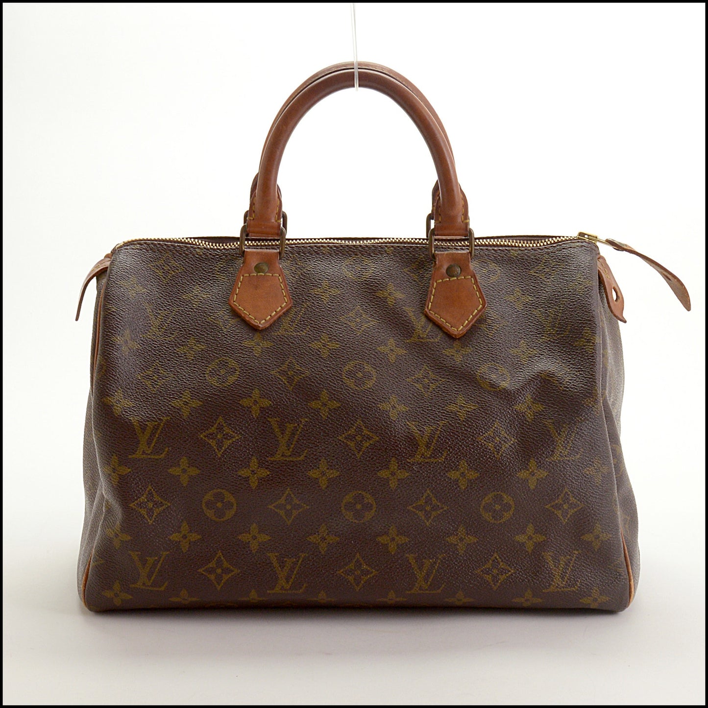 RDC15276 LOUIS VUITTON '82 Brown LV Monogram Canvas Speedy 30