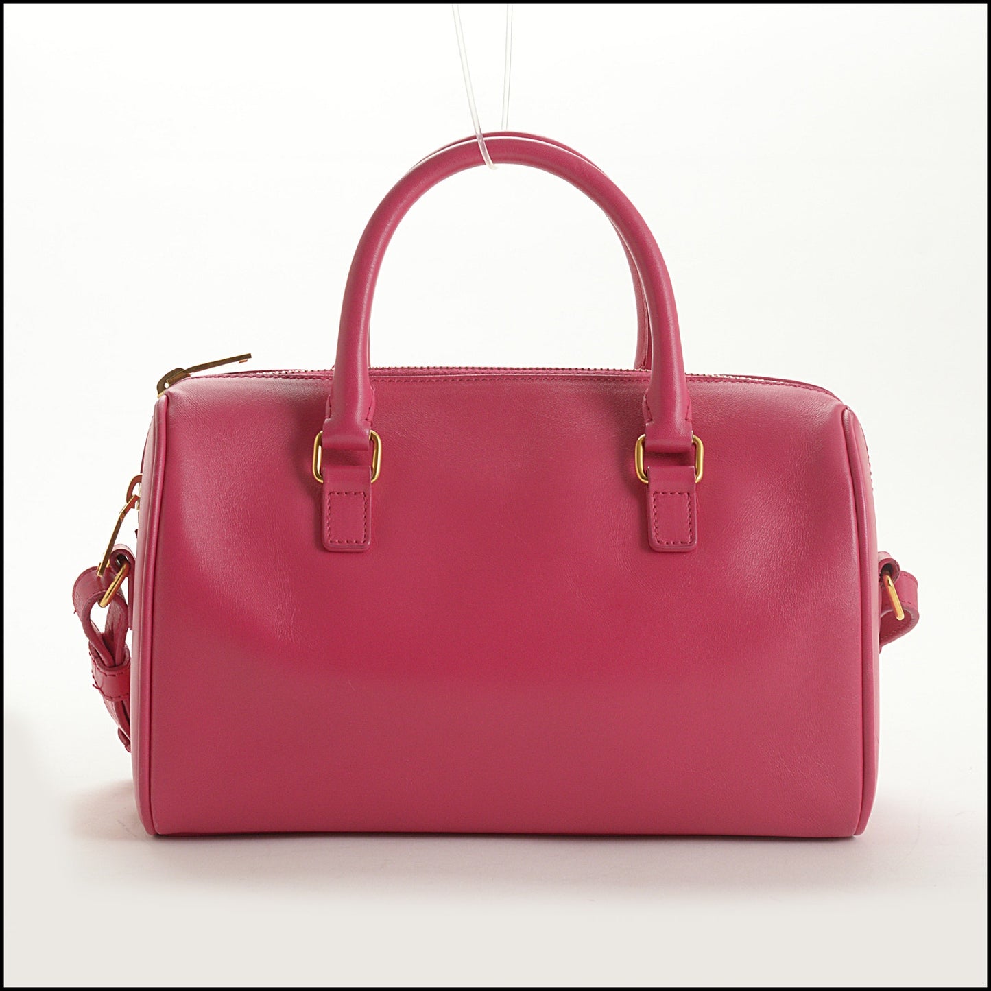 RDC15416 SAINT LAURENT Hot Pink Leather Classic Baby Duffle Bag