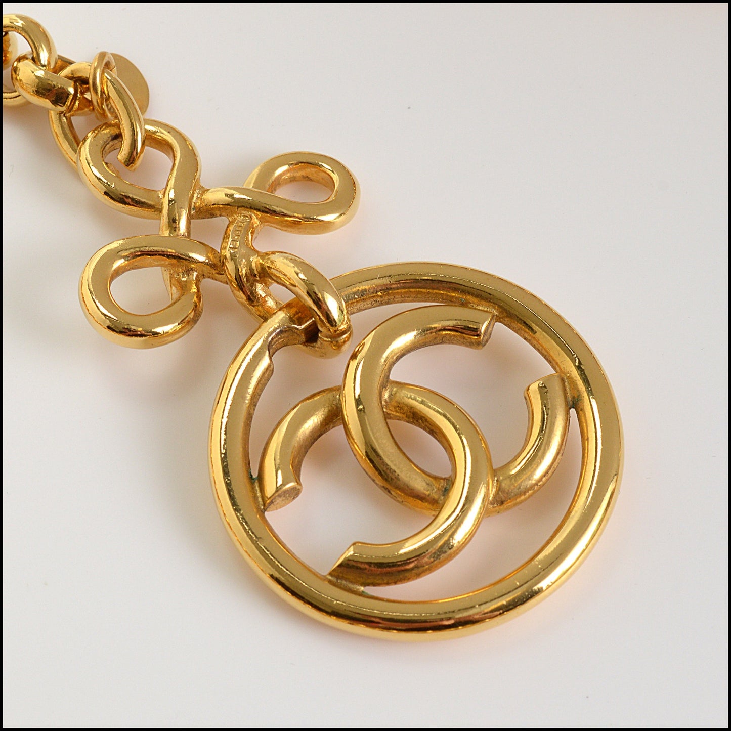 RDC14838 CHANEL Gold CC Chain Belt