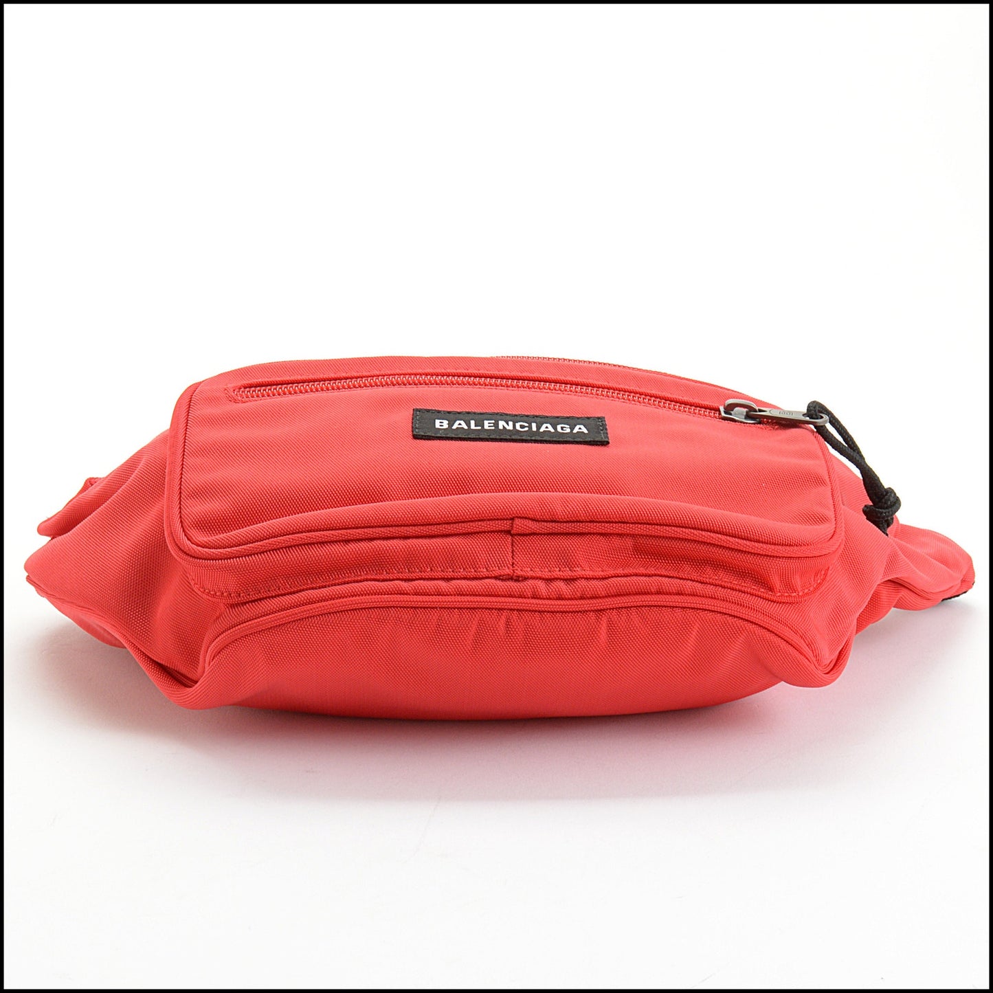RDC14141 Authentic BALENCIAGA Red Nylon Explorer Belt Bag
