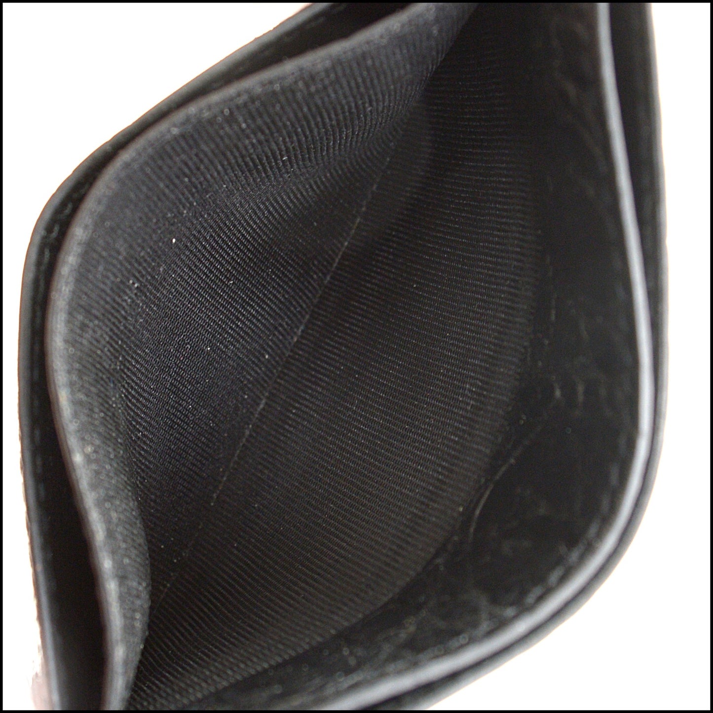 RDC14446 Saint Laurent Black Faux Alligator Card Holder