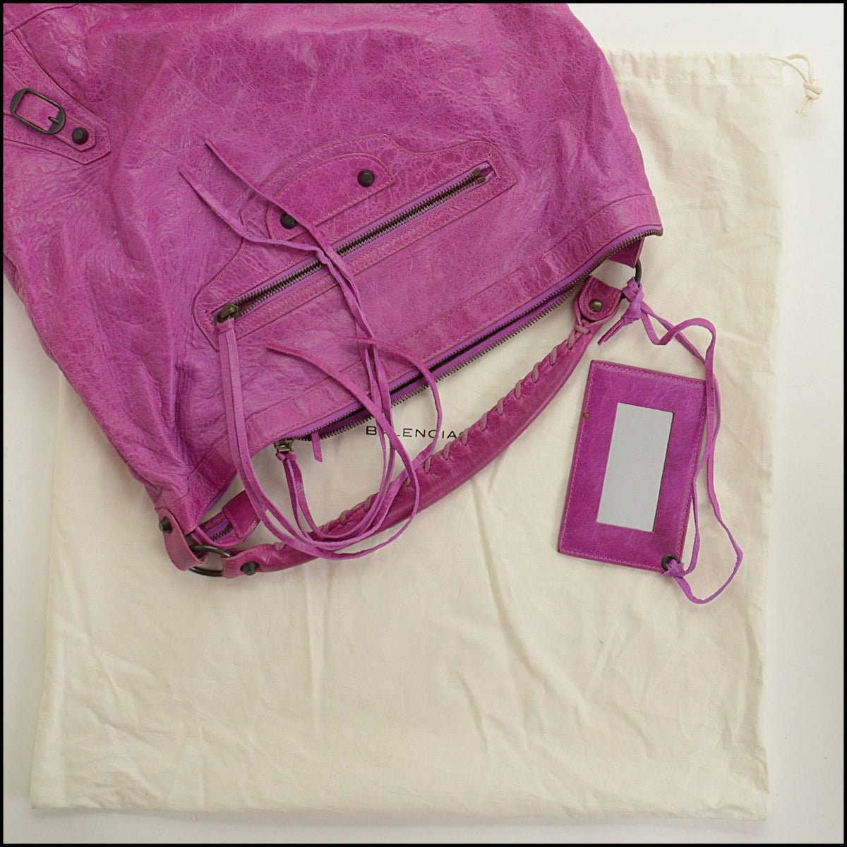 RDC15745 BALENCIAGA '08 Amethyst Classic Hardware Day Bag