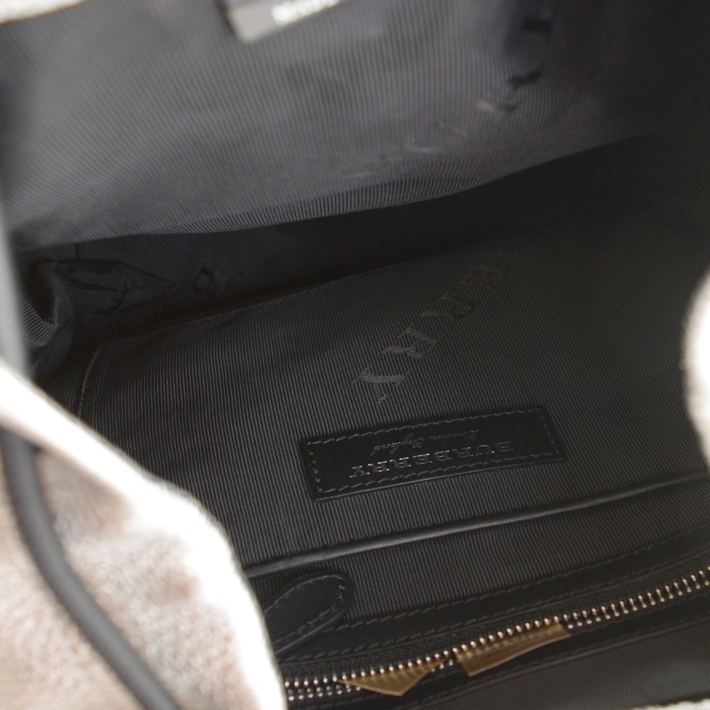 RDC14479 Burberry Silver Deerskin Rucksack Backpack