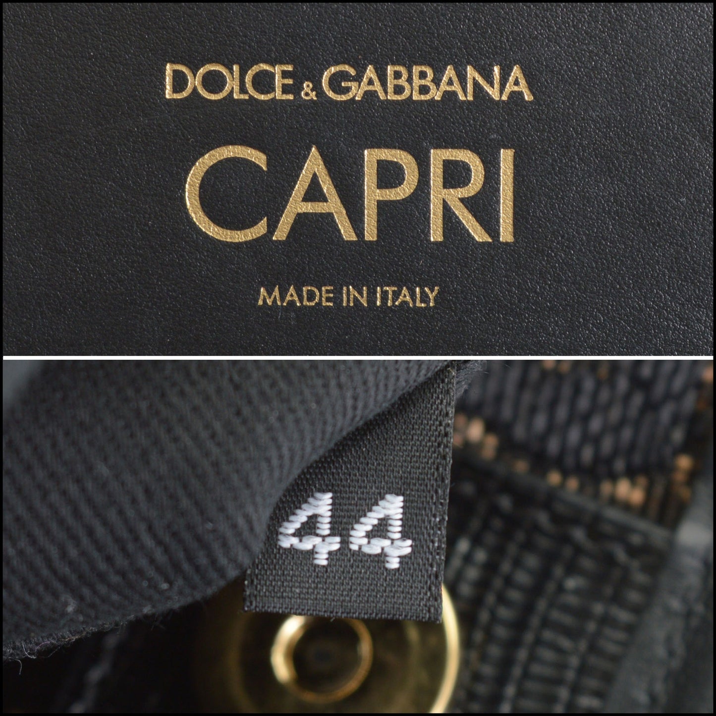 RDC14437 Dolce & Gabbana Leopard Woven Raffia Capri Small Tote Bag