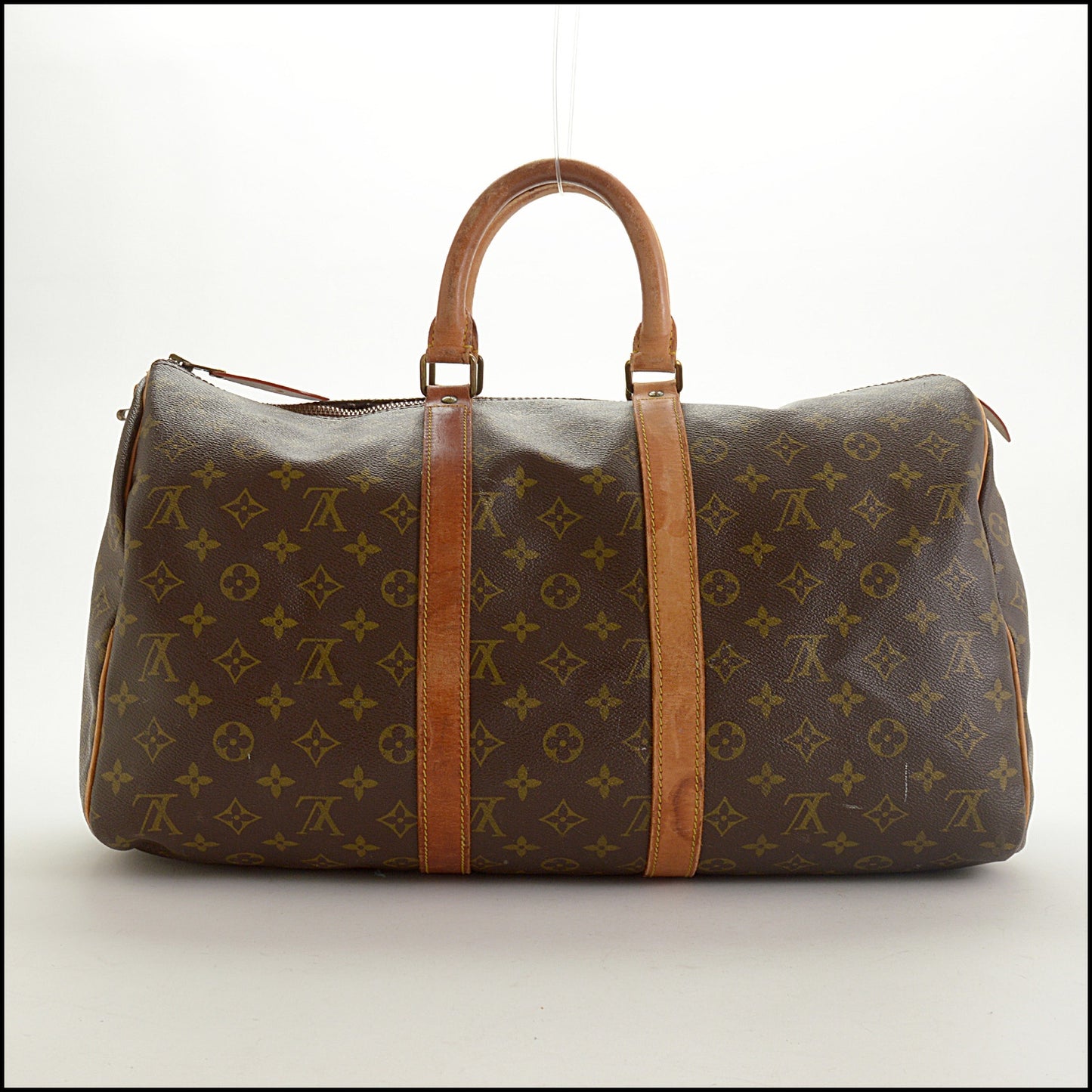RDC15336 LOUIS VUITTON '83 Brown LV Monogram Keepall 45