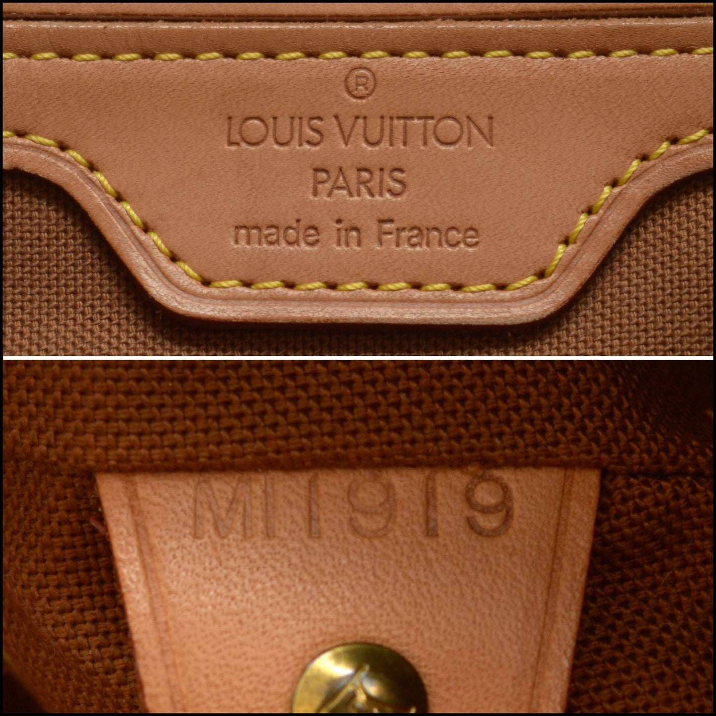 RDC15060 LOUIS VUITTON '99 LV Monogram Canvas Montsouris Backpack