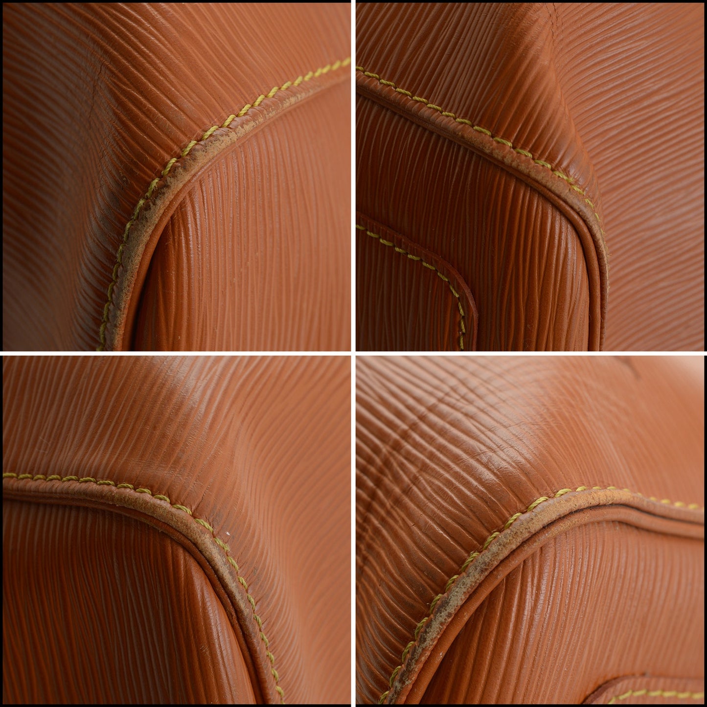 RDC15024 LOUIS VUITTON '91 Gold Tan Brown Epi Keepall 50 Travel Bag