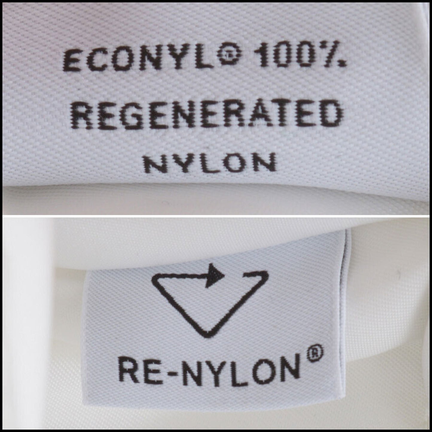 RDC13463 Authentic PRADA White Re-Nylon Tessuto Vitello Small Shoulder Bag