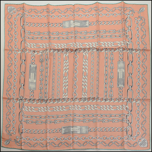 RDC15141 TIFFANY & CO. Peach Return to Tiffany 90cm Scarf