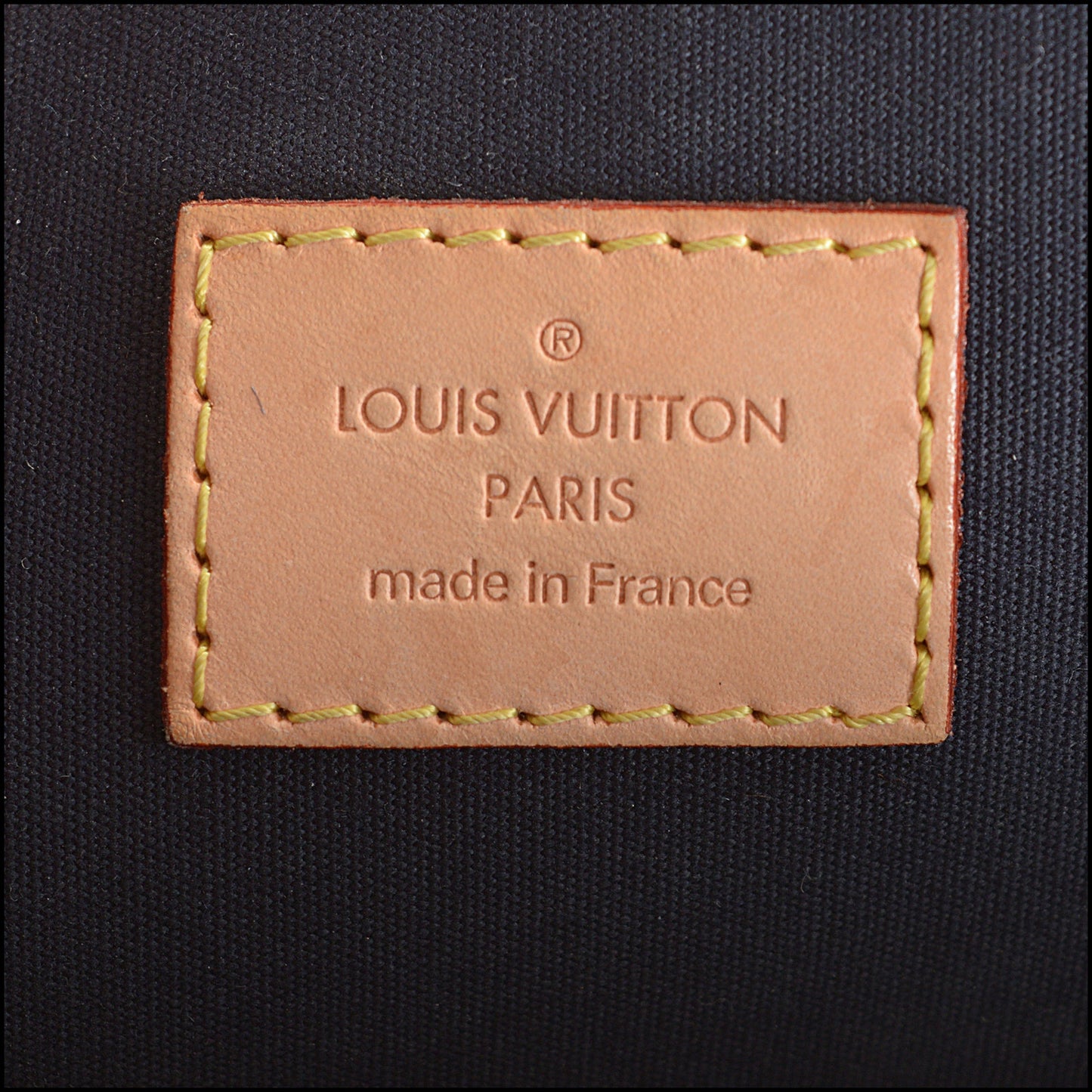 RDC14821 LOUIS VUITTON 2011 Bleu Infini Vernis Monogram Alma PM Handbag