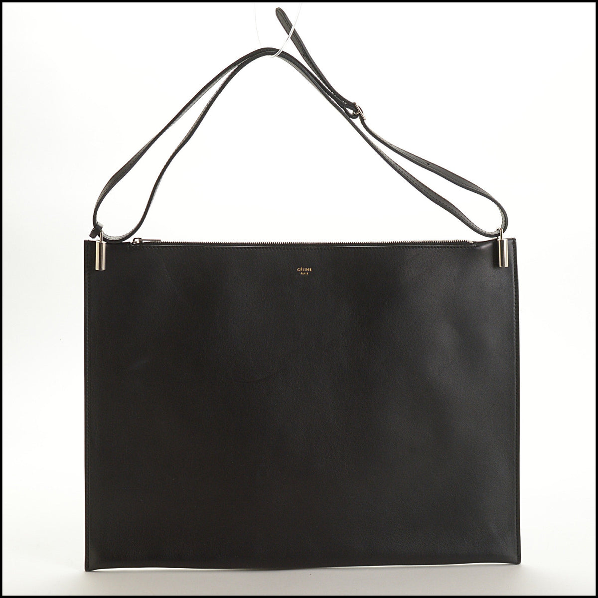 RDC15649 CELINE 2013 Black Calfskin Shoulder Fortune Cookie Bag