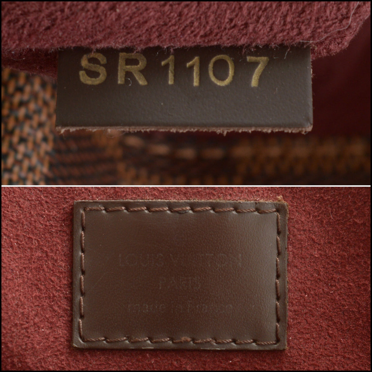 RDC15680 LOUIS VUITTON Damier Ebene Normandy Bag