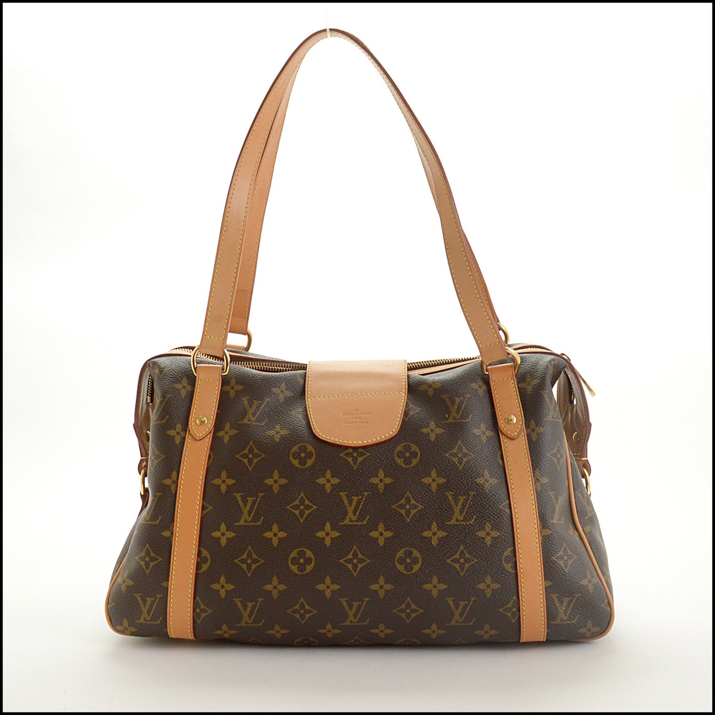 RDC15212 LOUIS VUITTON '09 Brown LV Monogram Stresa Bag