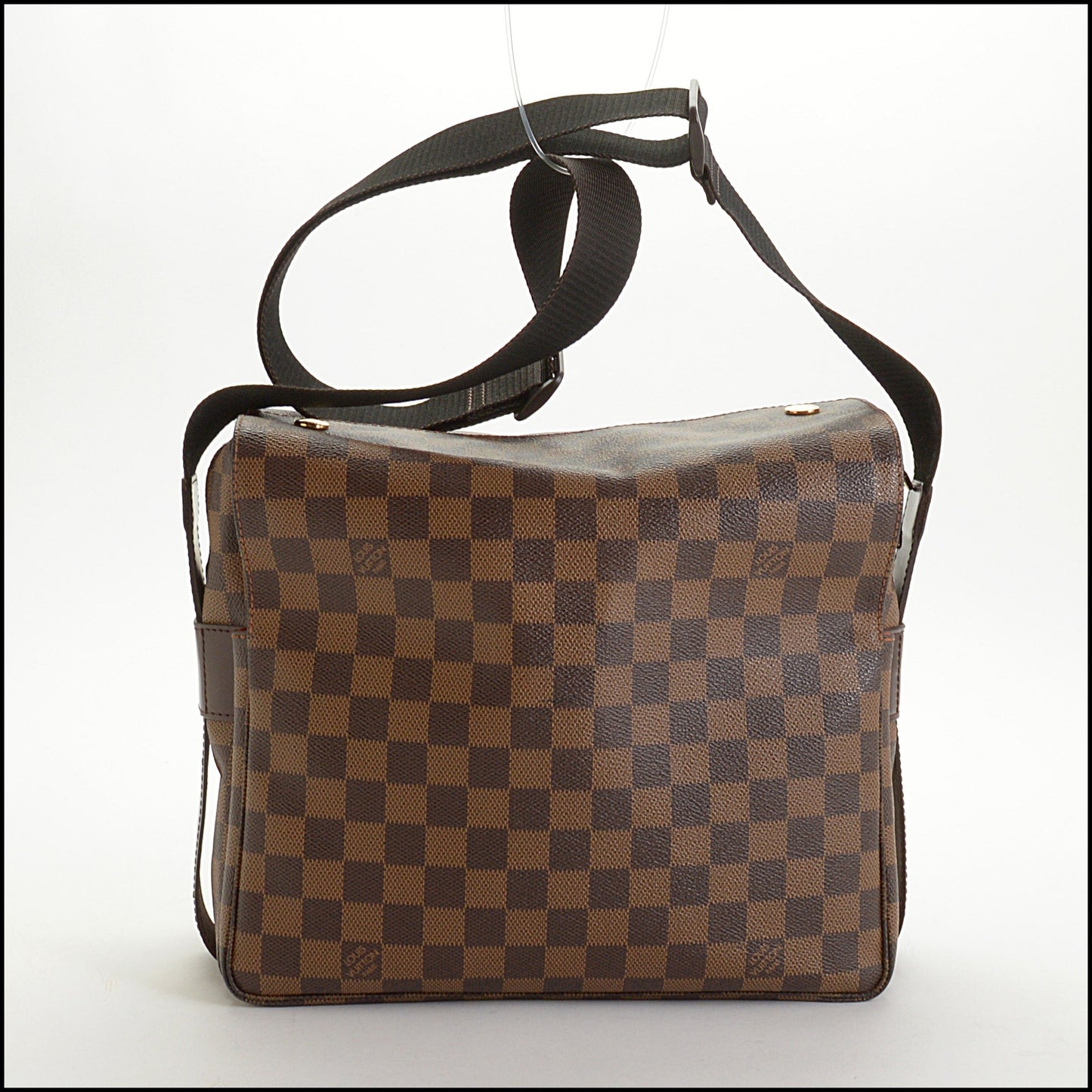 RDC14880 LOUIS VUITTON '02 Damier Ebene Naviglio Messenger Bag