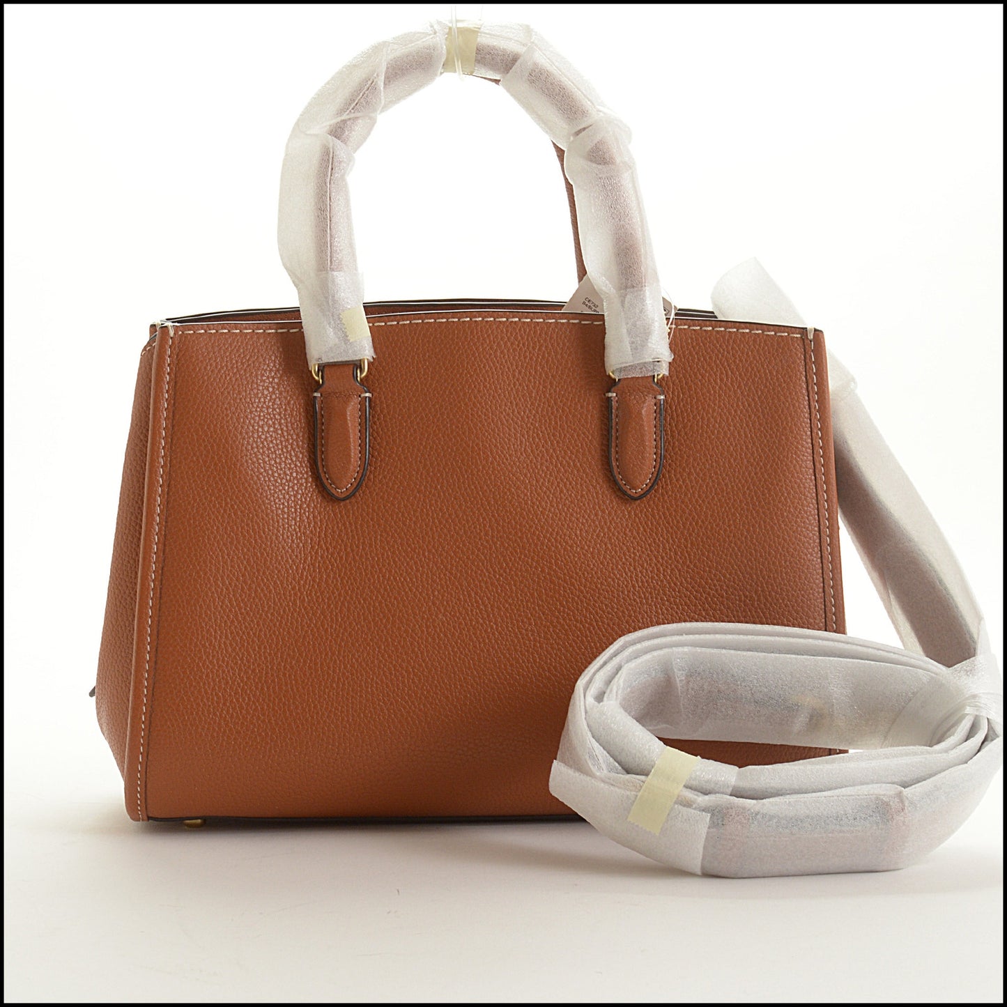 RDC15474 COACH Burnished Amber Pebbled Leather Brooke 28 Carryall