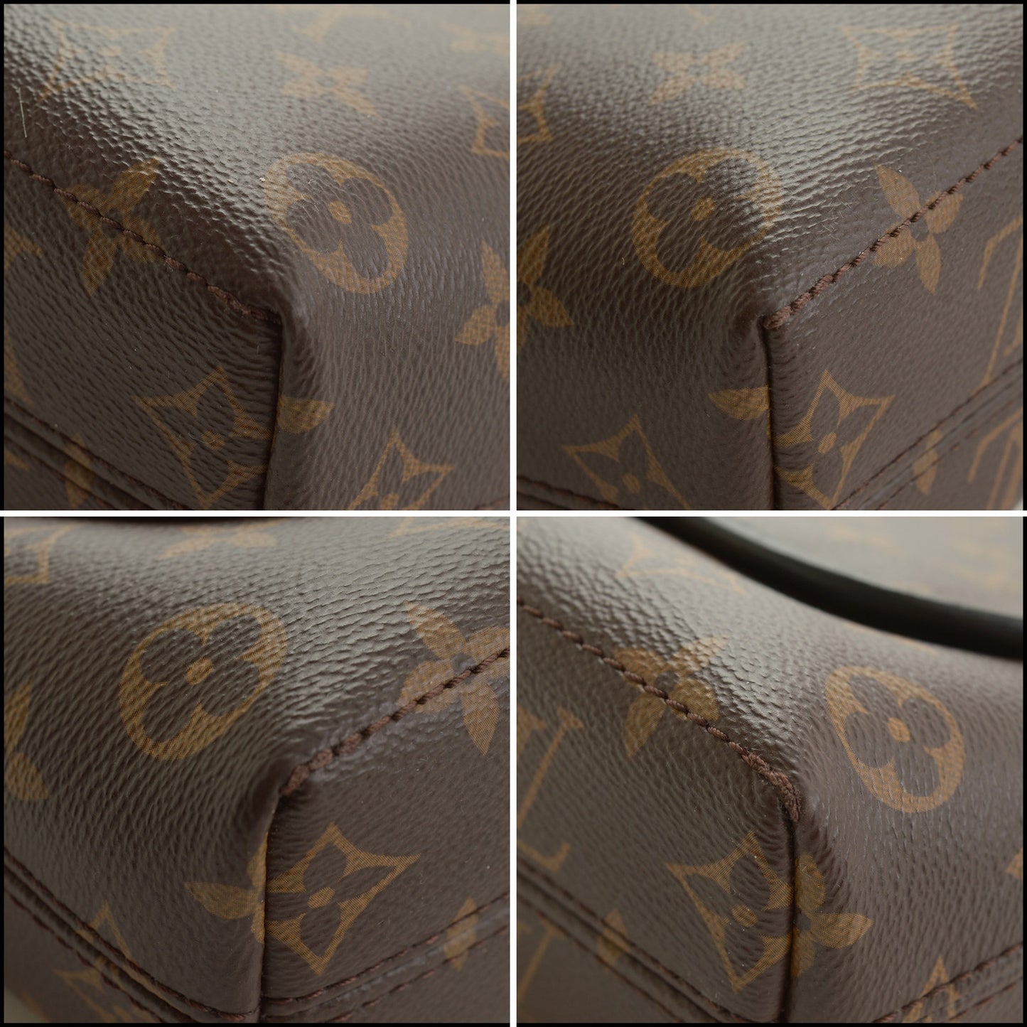 RDC15333 LOUIS VUITTON Brown Monogram Macassar Magnetic Messenger Bag