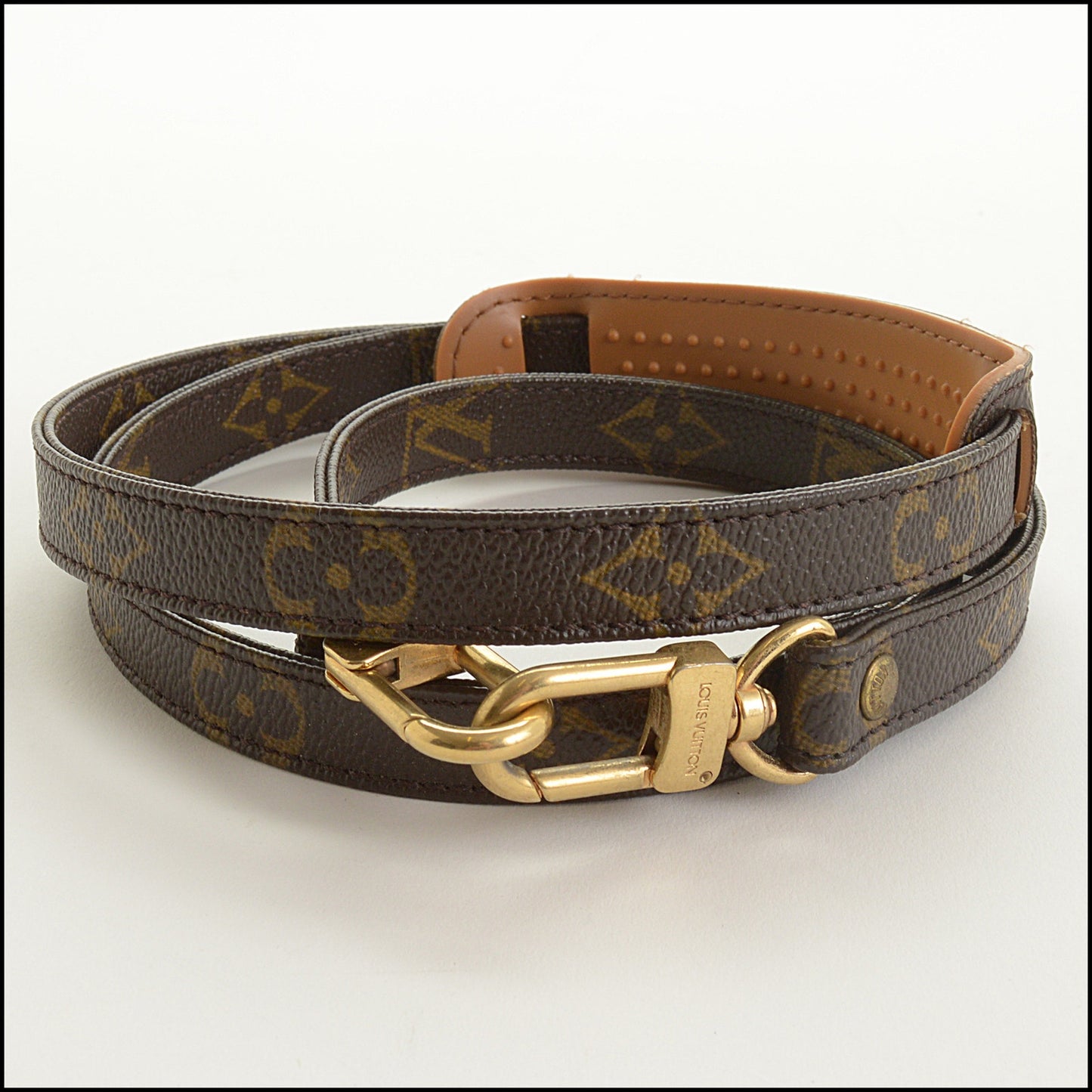 RDC15398 LOUIS VUITTON Brown Monogram Canvas Non-Adjustable Strap