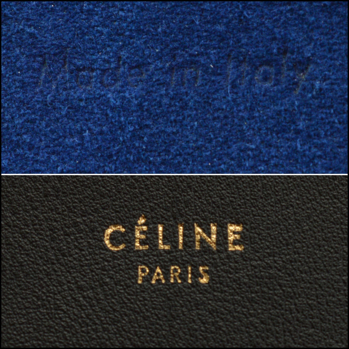 RDC15649 CELINE 2013 Black Calfskin Shoulder Fortune Cookie Bag