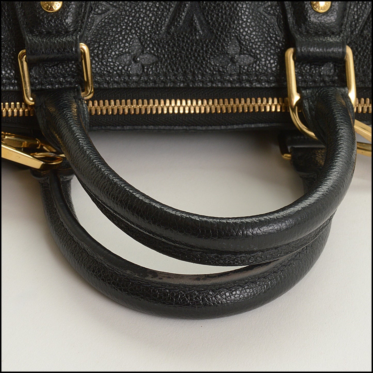RDC15469 LOUIS VUITTON Black Empreinte Monogram Leather Neo Alma