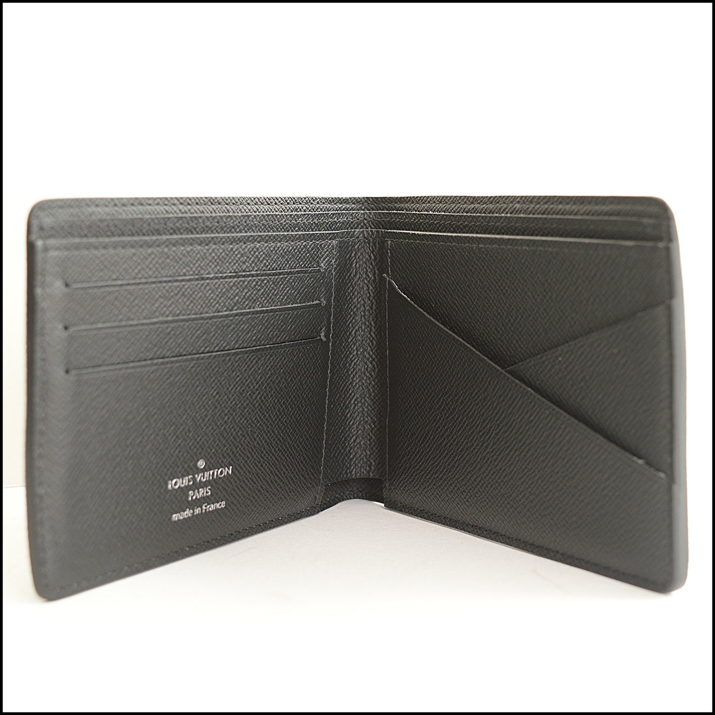 RDC15519 LOUIS VUITTON Blue Damier Stripes Multiple Wallet