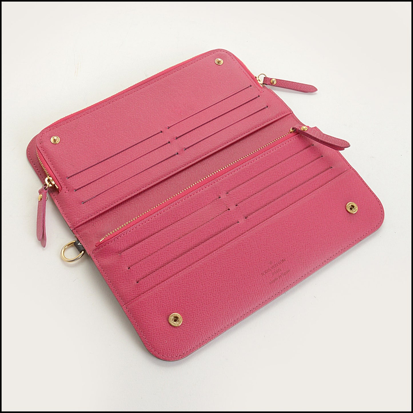 RDC14756 LOUIS VUITTON x Murakami 2010 Black Multicolore Monogram Canvas Insolite Wallet