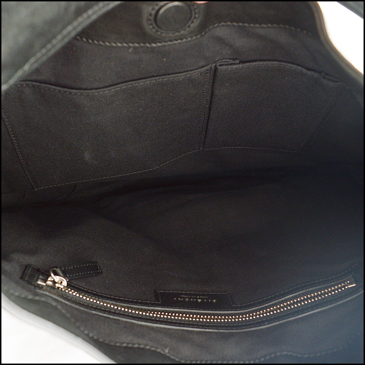 RDC15650 GIVENCHY Black Leather Obsedia Hobo Bag
