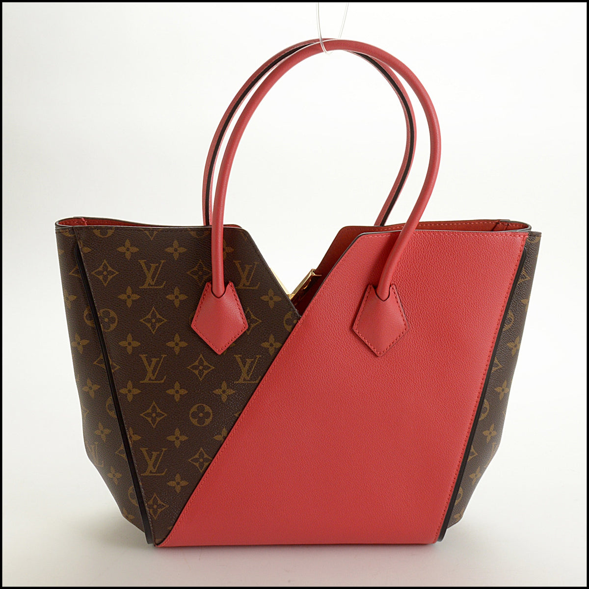 RDC15696 LOUIS VUITTON 2016 Monogram/Red Kimono Poppy Tote Bag