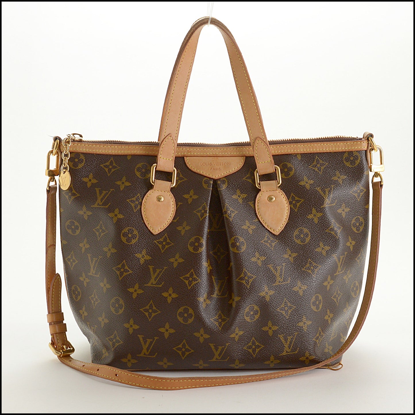 RDC15535 LOUIS VUITTON 2013 Brown LV Monogram Canvas Palermo PM Bag